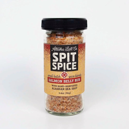 Spit Spice Salmon Belly Rub bottle