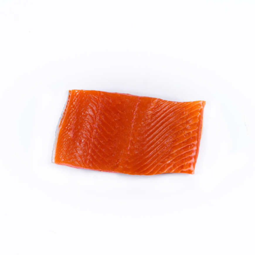 Salmon filet detail shot
