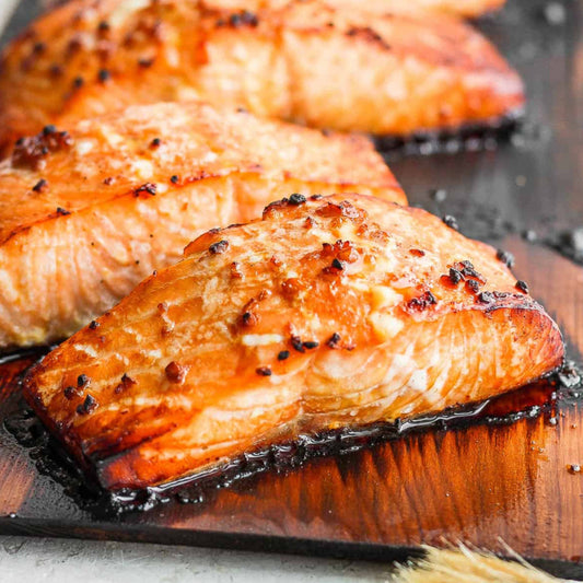 Oven Roasted Cedar Planked Citrus Salmon