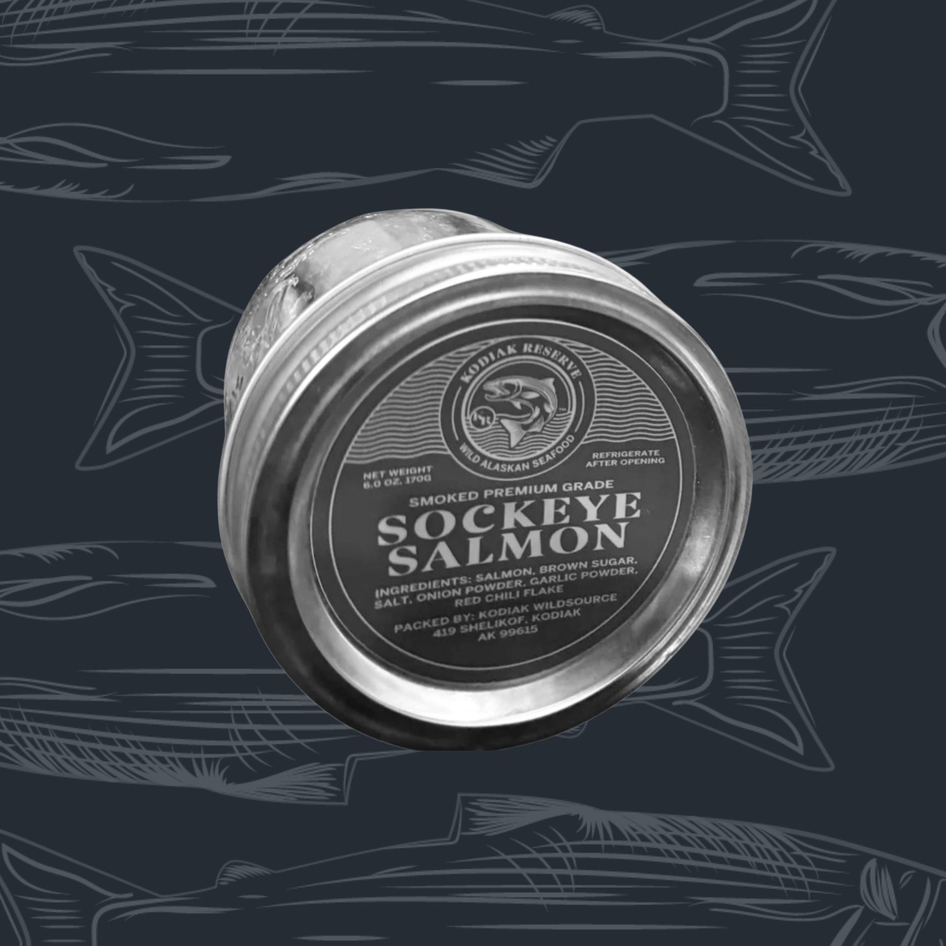 Product image of salmon jar