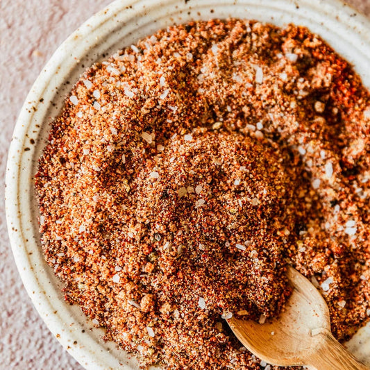 Bowl of dry rub seasonings