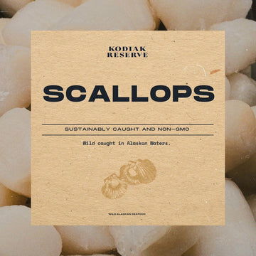Scallops package label
